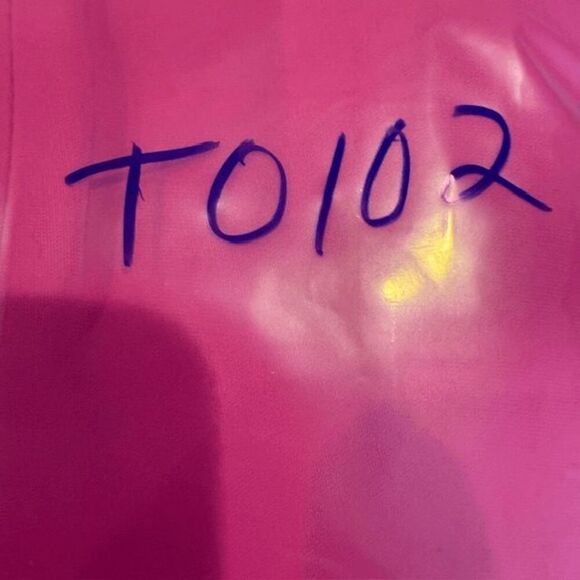 Amanda Uprichard Mandy Midi Dress Strapless Hot Pink High Slit Size Large - Picture 12 of 12